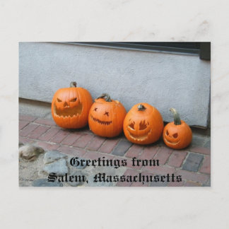 Halloween Pumpkin-vykort Vykort
