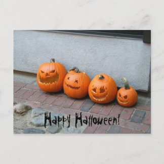Halloween Pumpkin-vykort Vykort