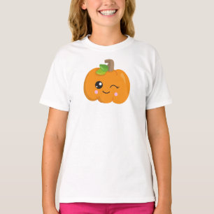 Halloween Pumpkin, Winking Pumpkin, Bus eller godi T Shirt