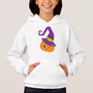Halloween, Pumpkin, Witch Hat, Bus eller godis T Shirt