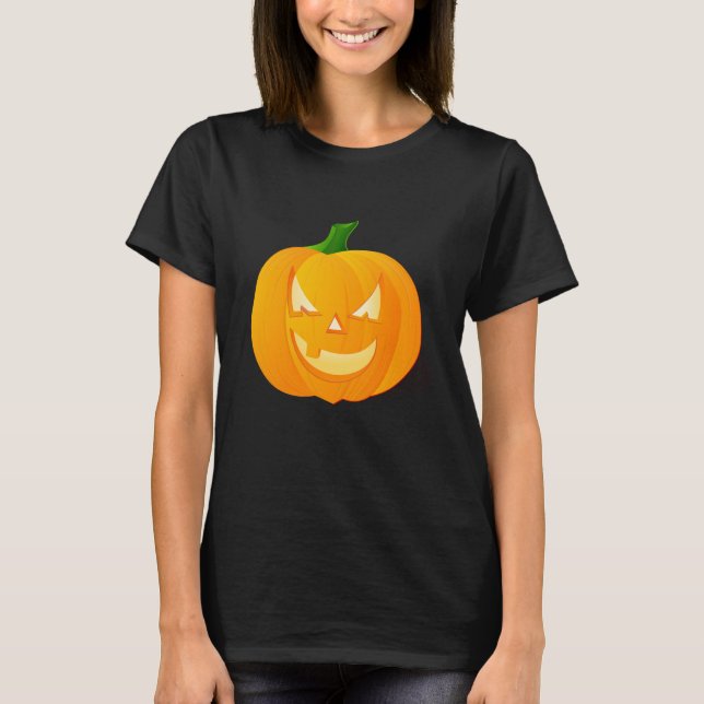 Halloween Pumpkin Women T-Shirt (Framsida)