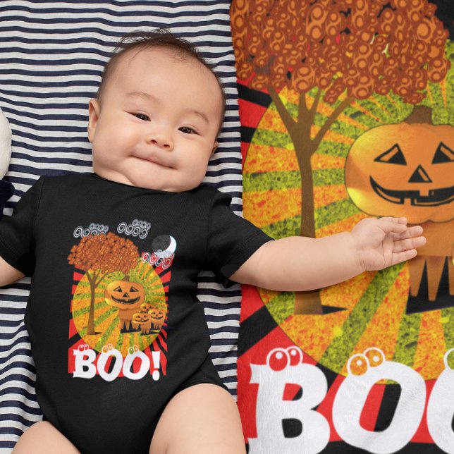 HALLOWEEN PUMPKINHUVUD Pojke T-shirt (Skapare uppladdad)