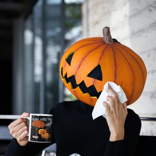 HALLOWEEN PUMPKINHUVUDEN MAGISK MUGG (Skapare uppladdad)
