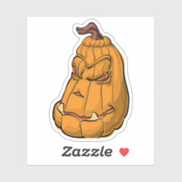 Halloween-pumpkinillustration Klistermärken