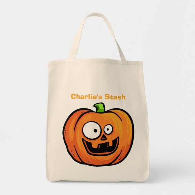 Halloween Pumpkins anpassningsbar tote bags Tygkasse (Framsidan)