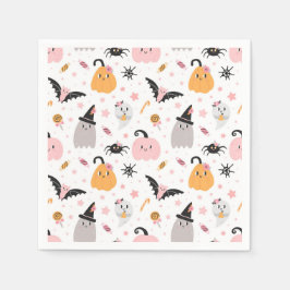 Halloween Pumpkins Fladdermöss, Spiders, Ghost och Pappersservett