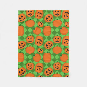 Halloween Pumpkins Fleecefilt