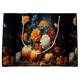 Halloween Pumpkins Flowers