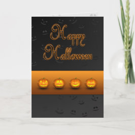 Halloween Pumpkins Jack-o-Lantern Kort