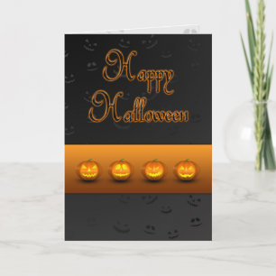 Halloween Pumpkins Jack-o-Lantern Kort