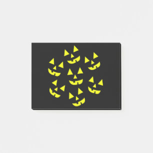 Halloween Pumpkins Jack O'Lantern Post-it Block