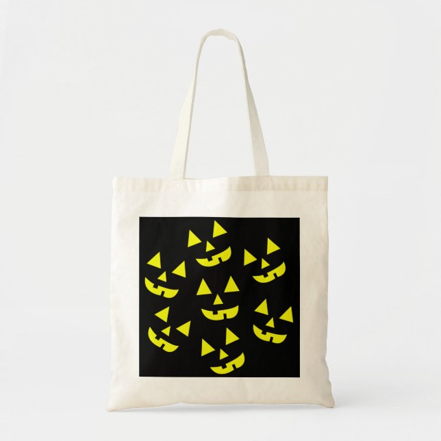 Halloween Pumpkins Jack O'Lantern Tygkasse (Framsidan)