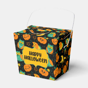 Halloween Pumpkins Måne Uggla Favoritbox Presentaskar