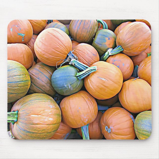 Halloween Pumpkins Mouse Pad Musmatta (Framsidan)