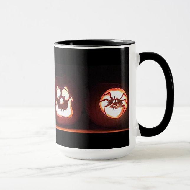 Halloween Pumpkins Mugg (Höger)