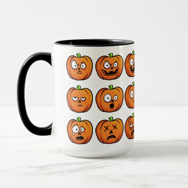 Halloween Pumpkins mugg (Vänster)