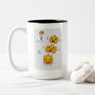 Halloween Pumpkins och Spöken Mugg