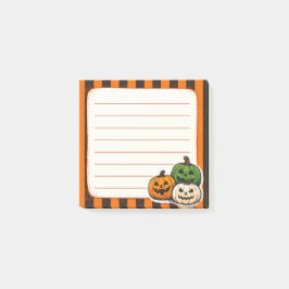 Halloween Pumpkins Post-it Block