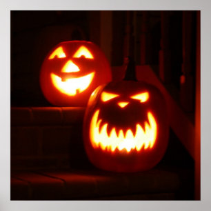 Halloween Pumpkins Poster