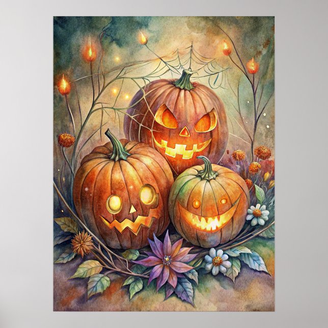 Halloween Pumpkins Poster (Framsidan)