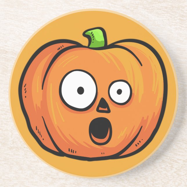 Halloween Pumpkins-sandsten underlägg 4 b Sandsten (Framsidan)