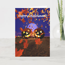 Halloween Pumpkins spelar Kort