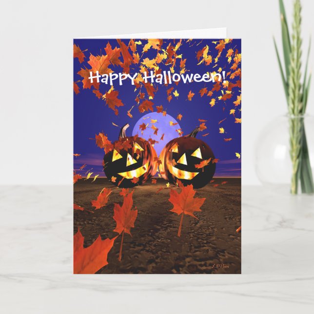 Halloween Pumpkins spelar Kort (Framsida)