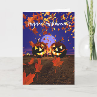 Halloween Pumpkins spelar Kort