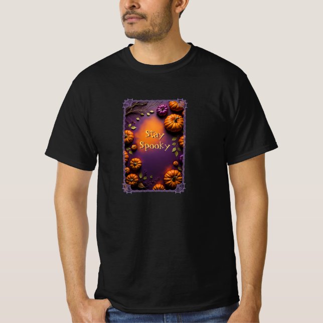 Halloween Pumpkins T Shirt (Framsida)