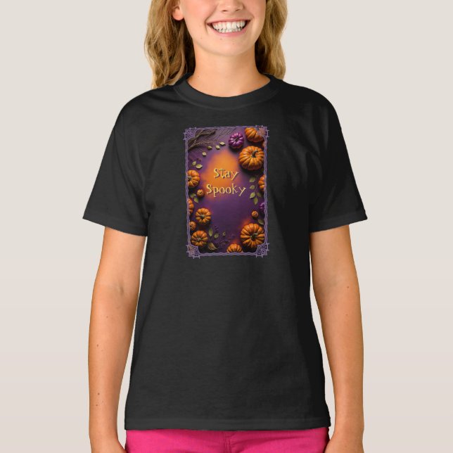 Halloween Pumpkins T Shirt (Framsida)