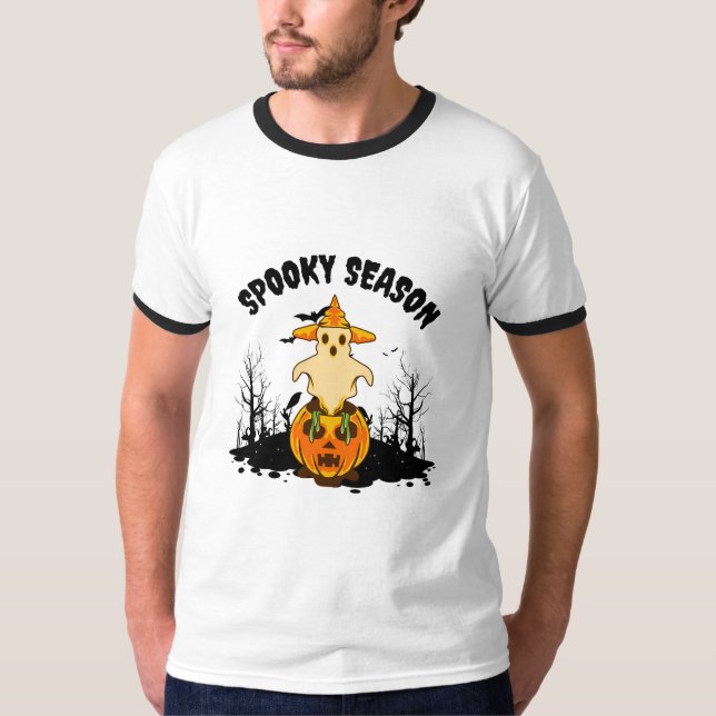 Halloween Pumpkins T-Shirt (Framsida)