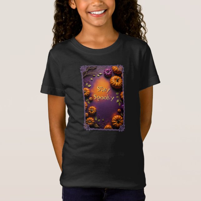 Halloween Pumpkins T Shirt (Framsida)