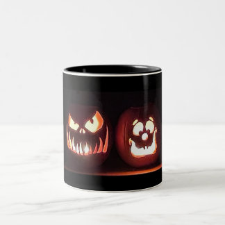 Halloween Pumpkins Två-Tonad Mugg