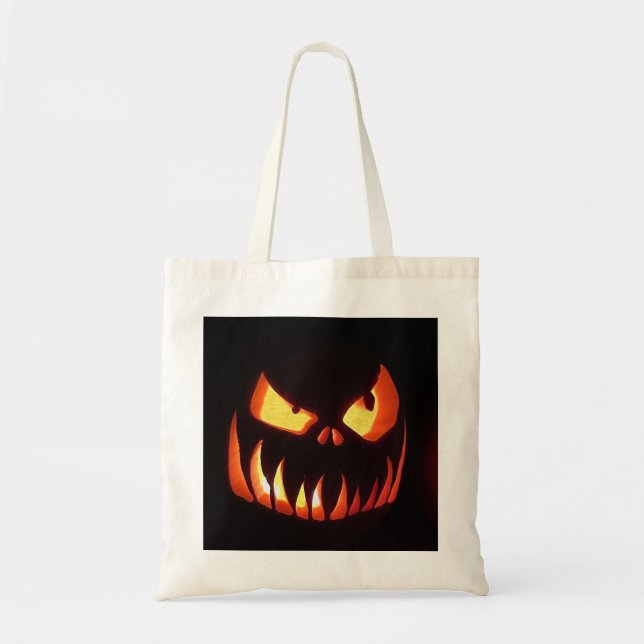 Halloween Pumpkins Tygkasse (Framsidan)
