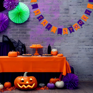 Halloween Pumpkins Vimplar