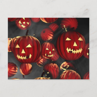 Halloween Pumpkins Vykort