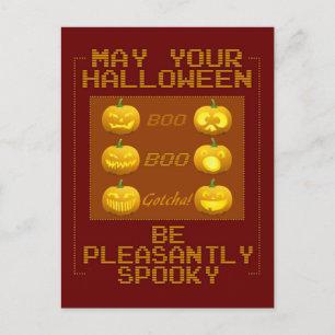 Halloween Pumpkins-vykort Vykort