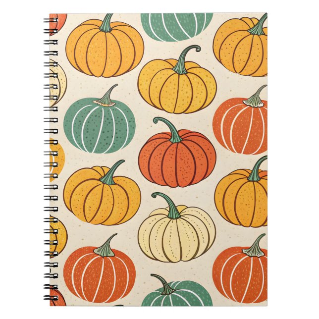 Halloween-pumpor Anteckningsbok (Framsidan)