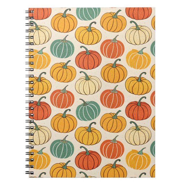 Halloween-pumpor Anteckningsbok (Framsidan)