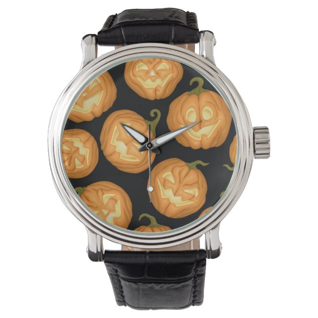 Halloween pumpor armbandsur (Framsida)