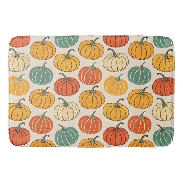 Halloween-pumpor Badrumsmatta (Framsidan)