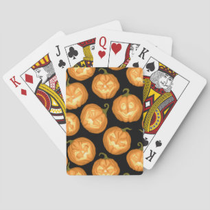 Halloween pumpor casinokort