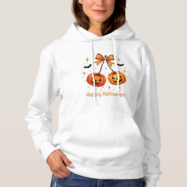 Halloween-pumpor Coquette-estetik Orange slinga T Shirt (Framsida)