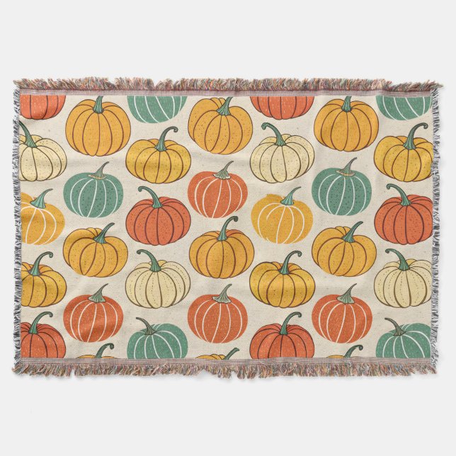 Halloween-pumpor Filt (Framsidan)