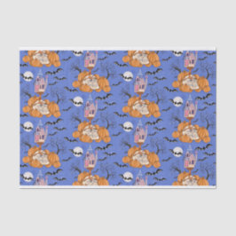 Halloween, pumpor, fladdermus- och skallpapper