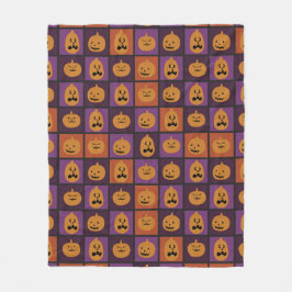 Halloween pumpor fleecefilt