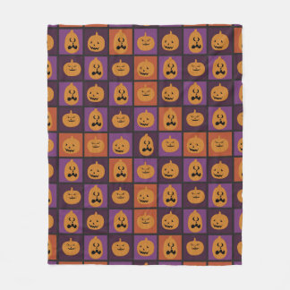 Halloween pumpor fleecefilt