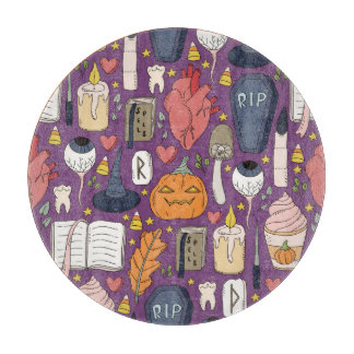 Halloween-pumpor, häxaktig, sömlös mönster.