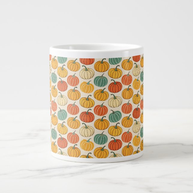Halloween-pumpor Jumbo Mugg (Framsidan)