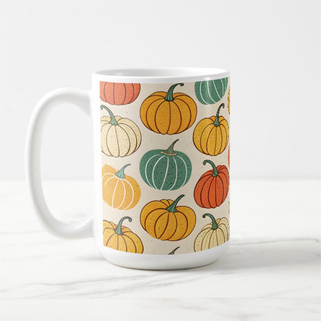 Halloween-pumpor Kaffemugg (Vänster)